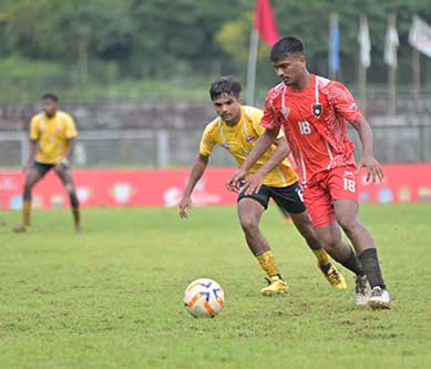 Players in action